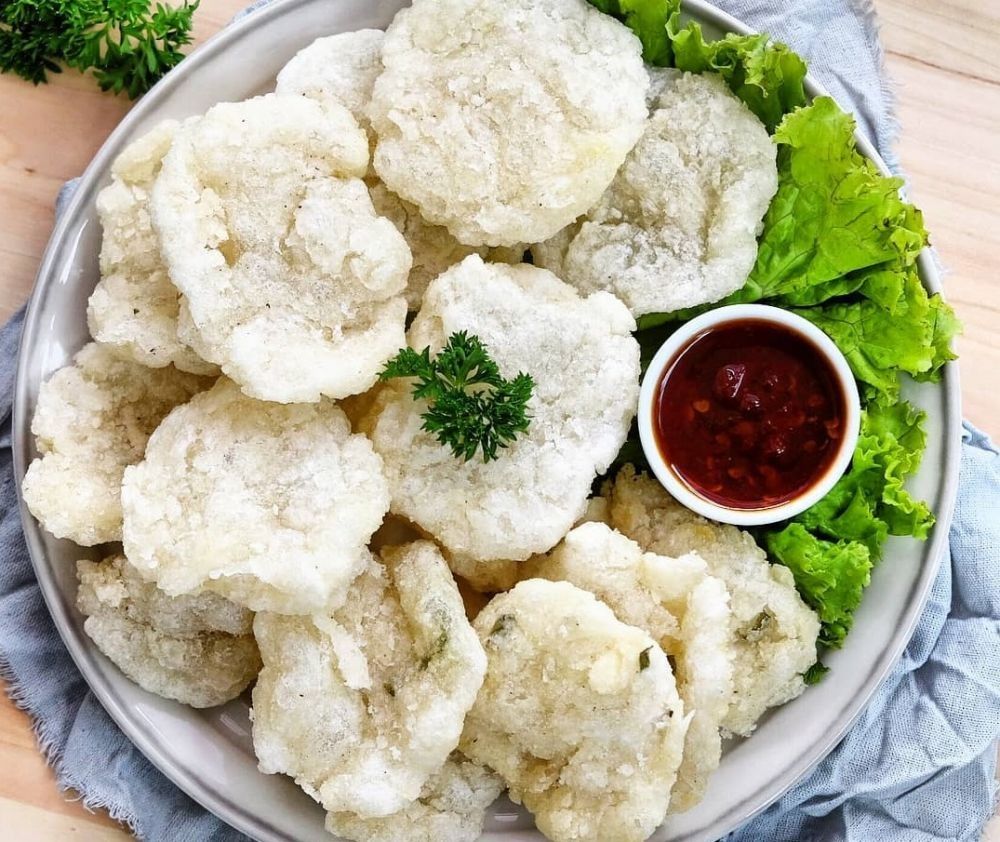 olahan tepung kanji goreng