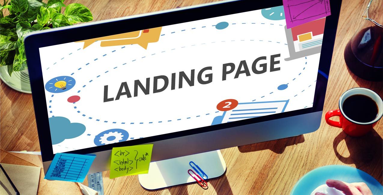 Landing page produk makanan
