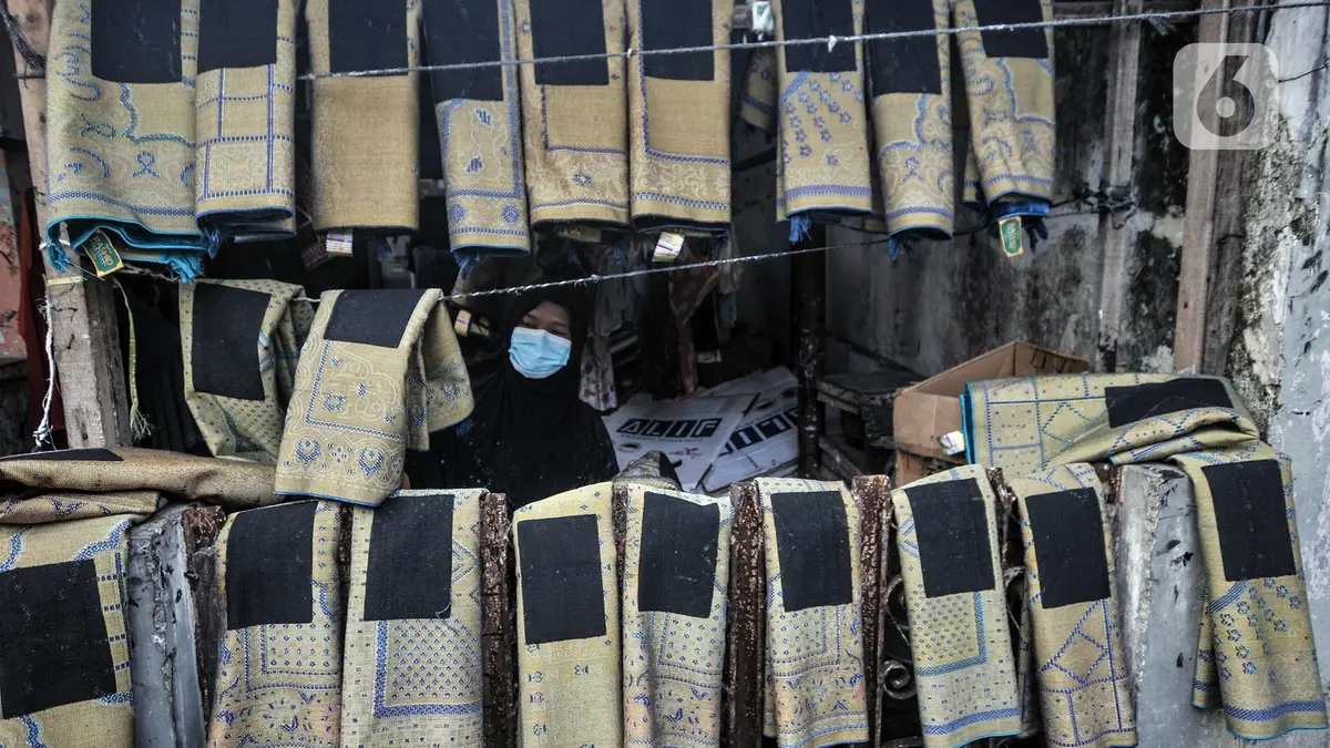 cara sablon sajadah