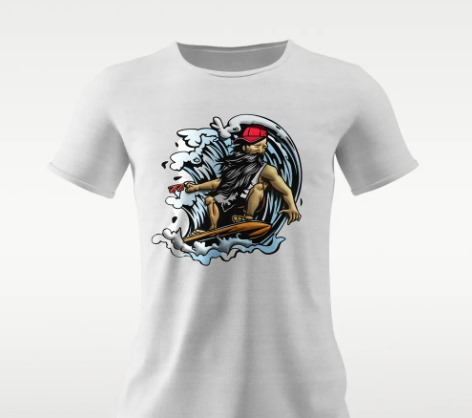 Sablon kaos dengan gambar