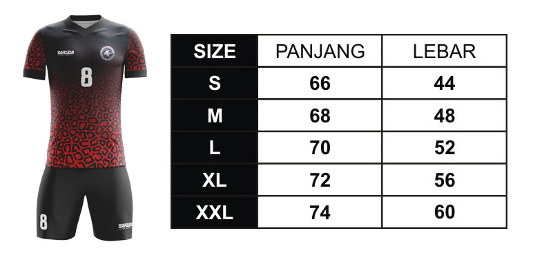 Cara memilih ukuran jersey