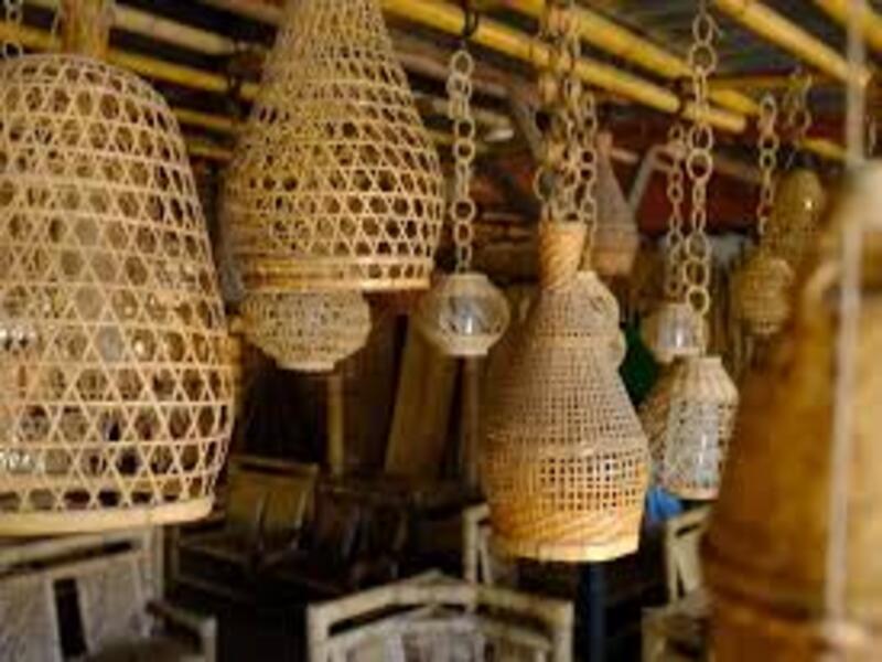 Usaha pengolahan bambu untuk kerajinan