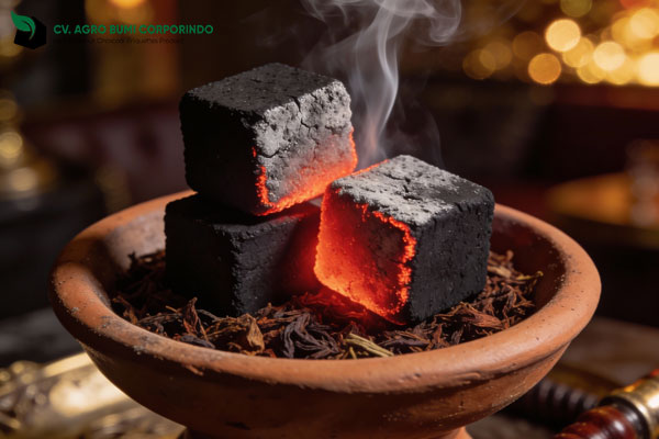 natural shisha charcoal from coconut shell