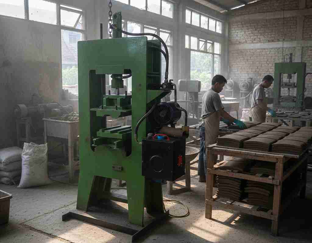 mesin press genteng