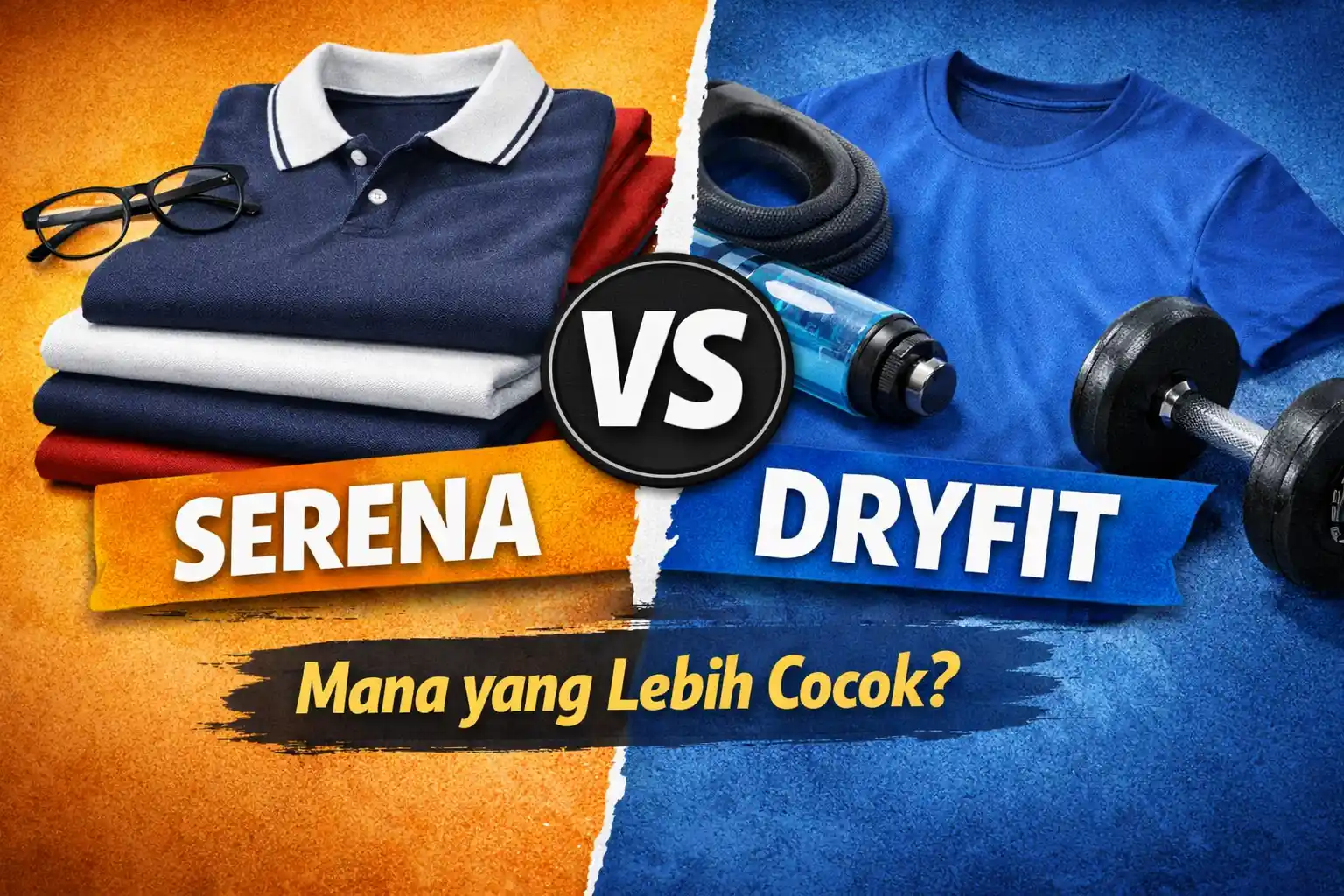 review bahan Serena dan Dryfit