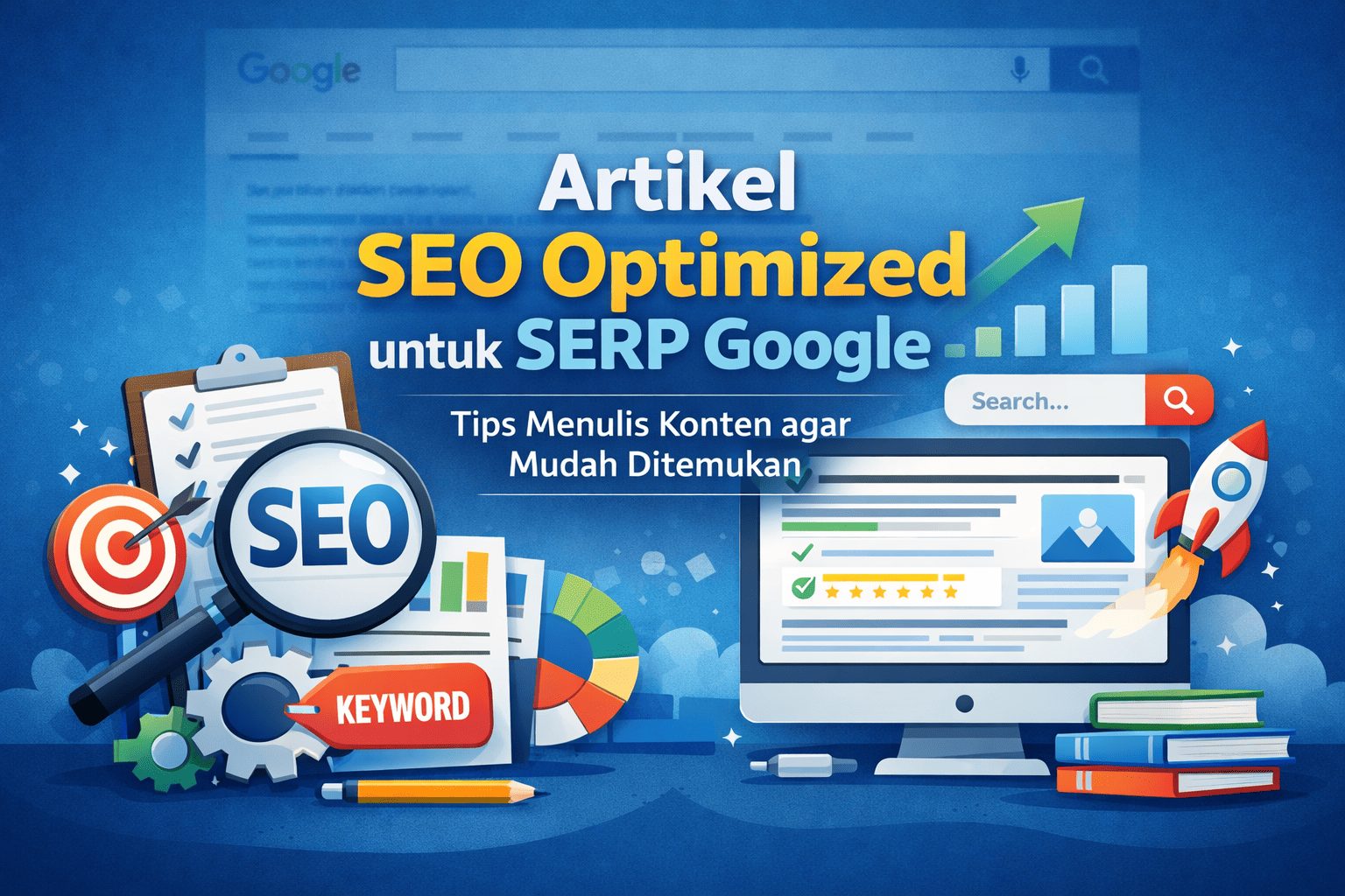Pelajari cara membuat artikel SEO optimized untuk SERP dengan struktur, keyword, dan strategi tepat agar konten mudah ditemukan dan relevan bagi pembaca.