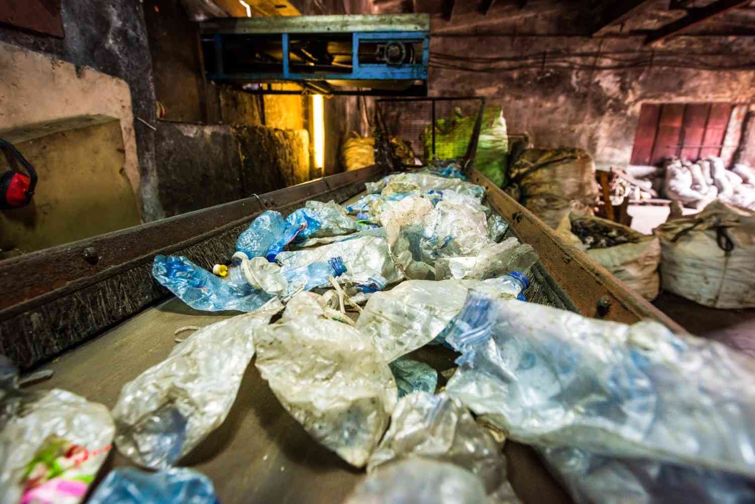conveyor belt sampah