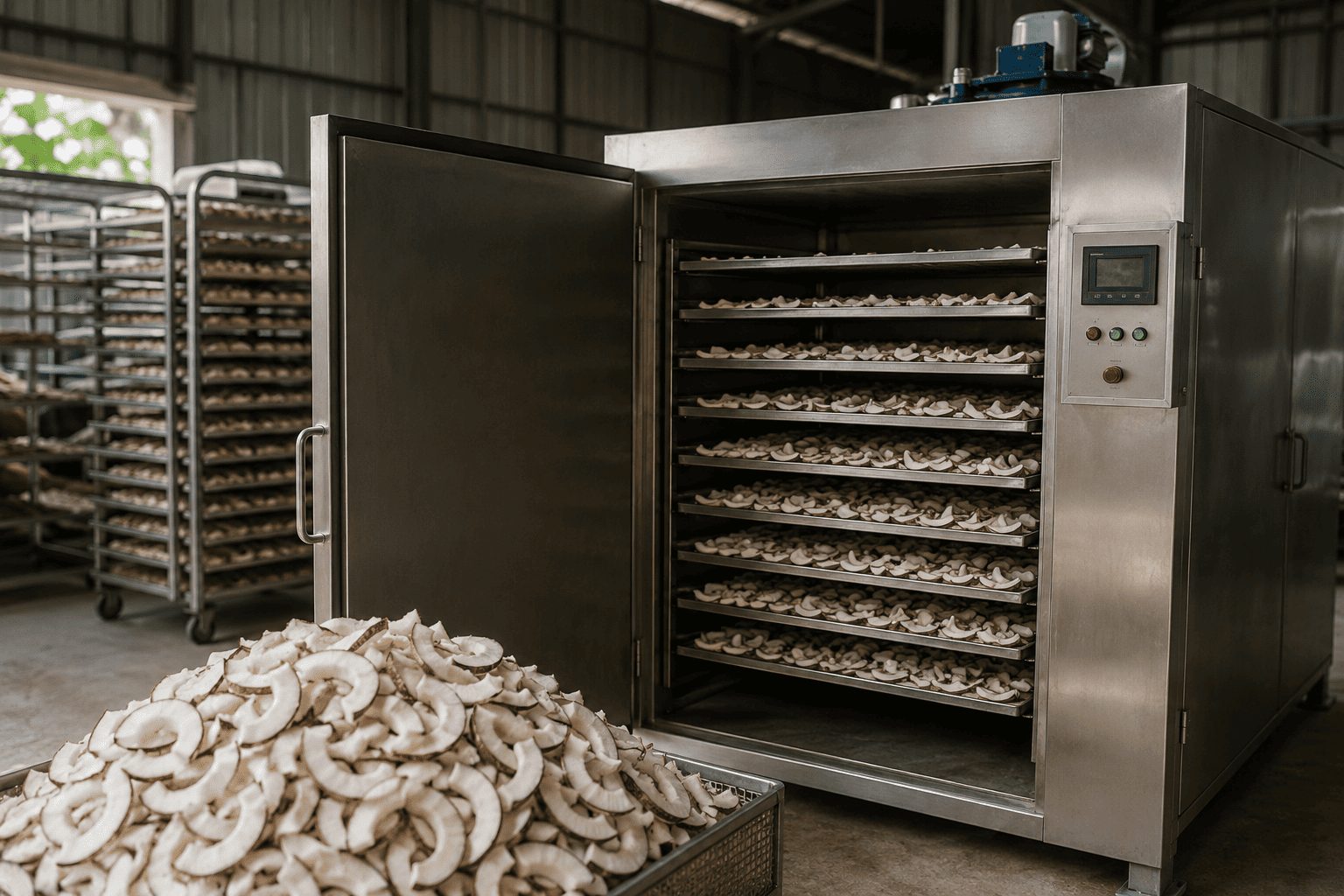 keunggulan mesin oven kopra putih