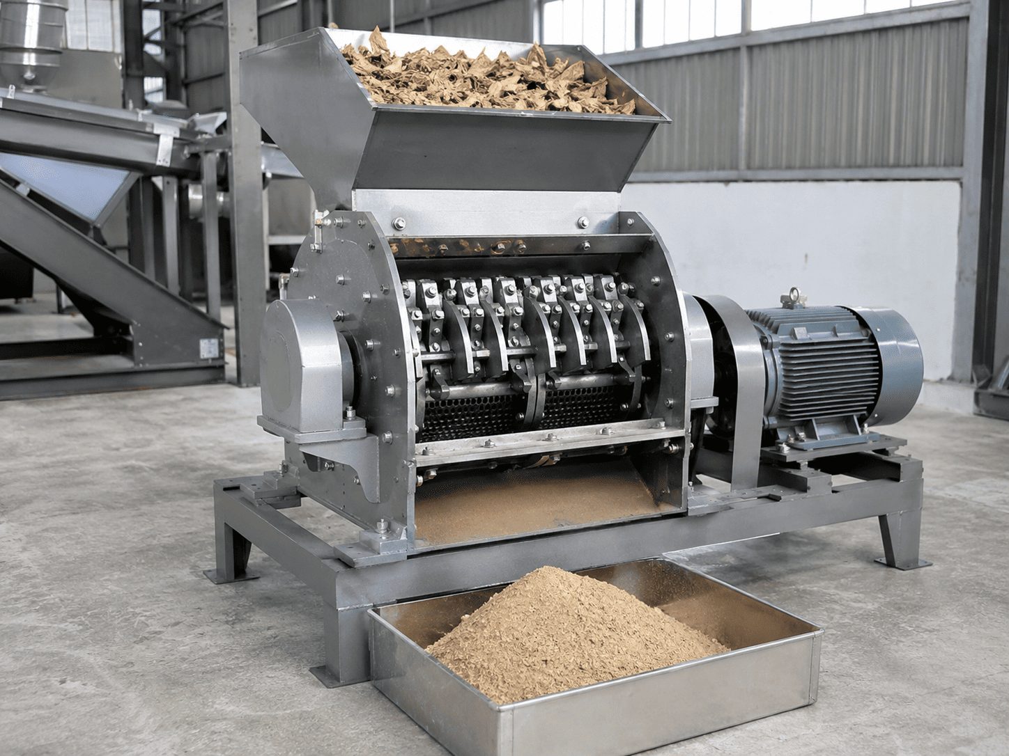 bahan yang bisa dihancurkan hammer mill