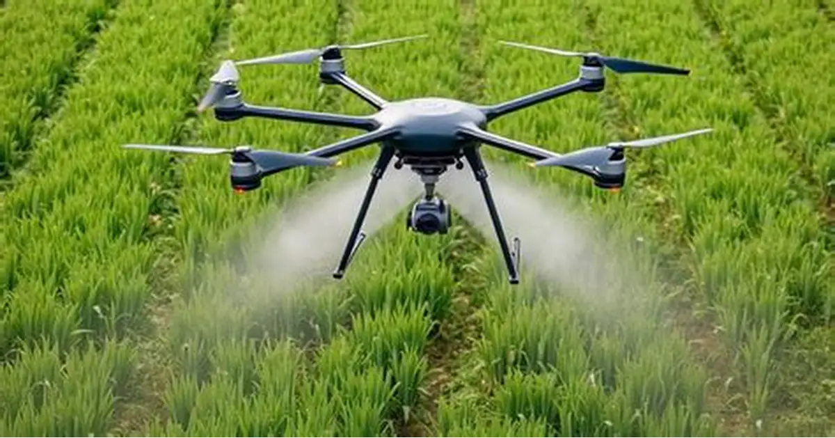 tips menggunakan drone sprayer agar penyemprotan merata